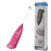 1pc Stainless Steel Handheld Electric Blender; Egg Whisk; Coffee Milk Frother - Green